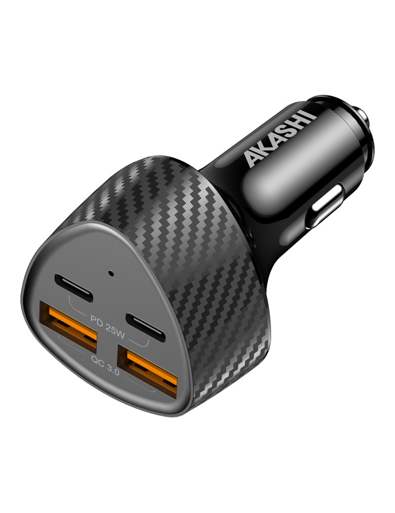 Chargeur allume-cigare Kuruma 50 W, 4 ports personnalisé