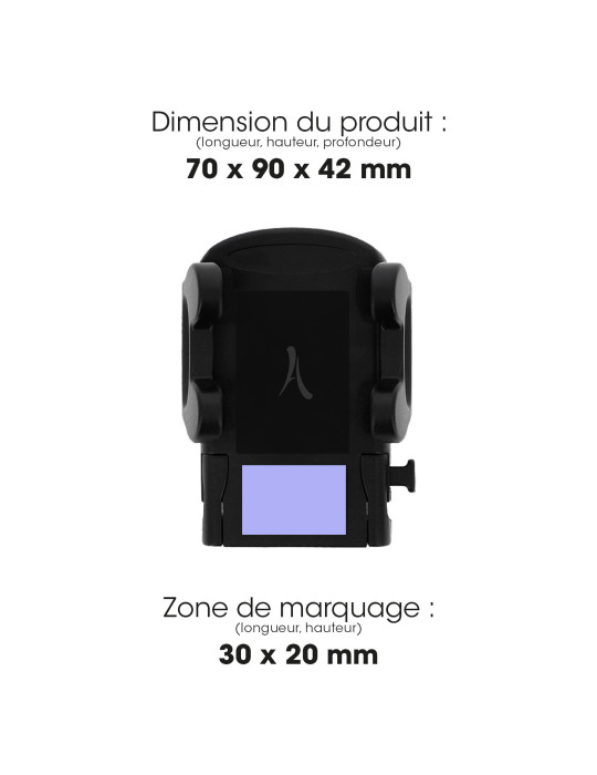 Support voiture 3 en 1 orientable pour smartphone