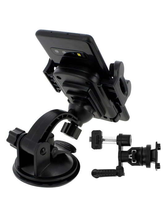 Support voiture 3 en 1 orientable pour smartphone