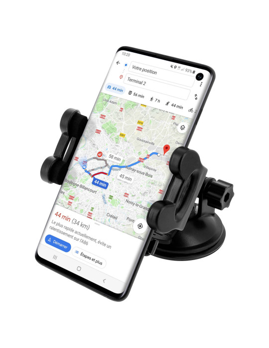 Support voiture 3 en 1 orientable pour smartphone