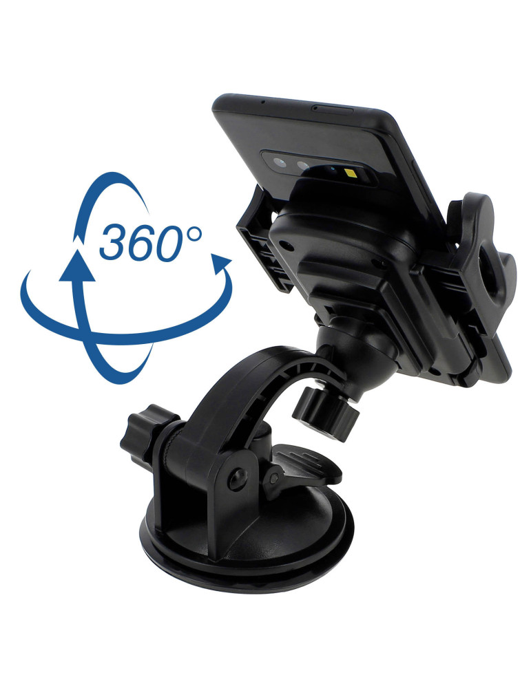 Support voiture 3 en 1 orientable pour smartphone