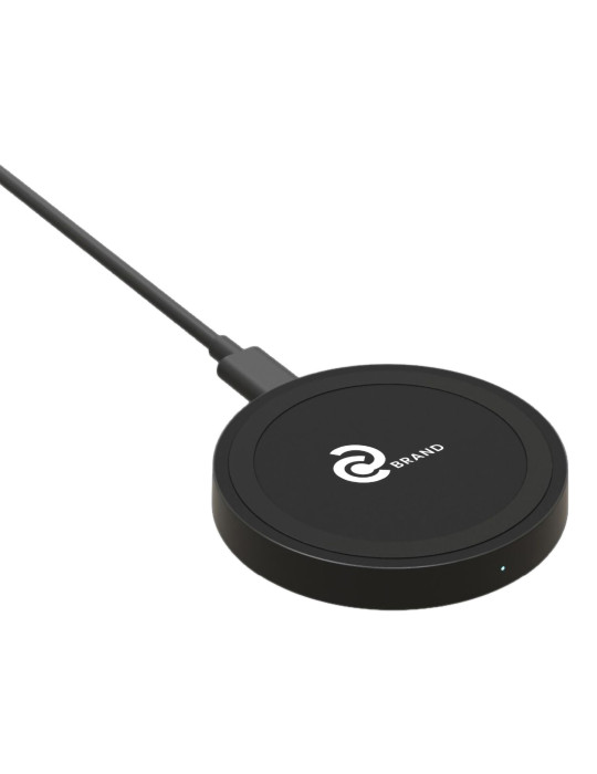 Chargeur sans fil Risai 10 W à induction personnalisé – noir