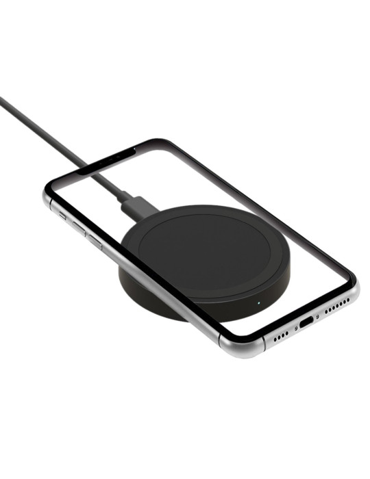 Chargeur sans fil Risai 10 W à induction personnalisé – noir