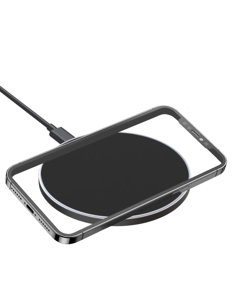 Chargeur sans fil Sekku 15 W à charge rapide – noir