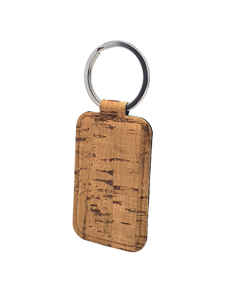 Porte-clé personnalisable en liège naturel
