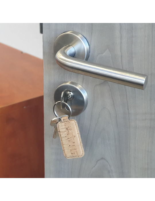 Porte-clé personnalisable en liège naturel