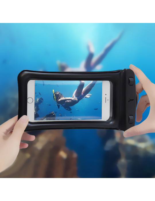 Pochette étanche flottante IPX8 pour smartphone 6,8 pouces