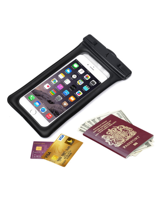 Pochette étanche flottante IPX8 pour smartphone 6,8 pouces
