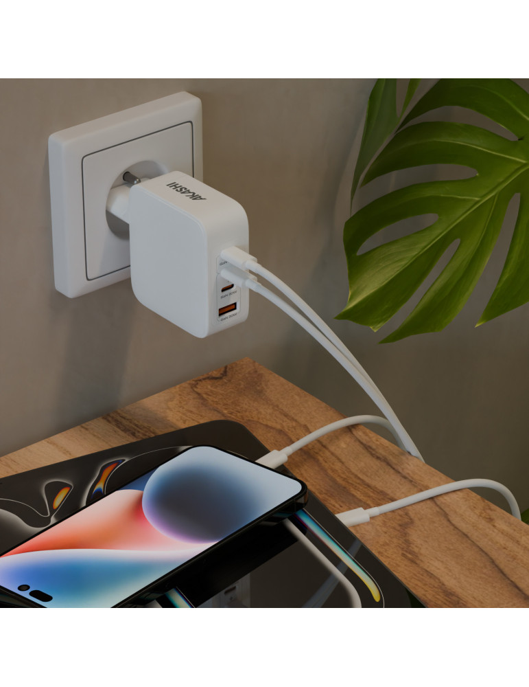 Pack chargeur GaN 100 W et câble USB-C personnalisé