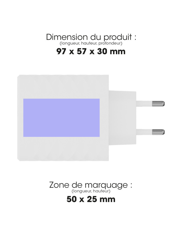 Pack chargeur GaN 67 W et câble USB-C personnalisable
