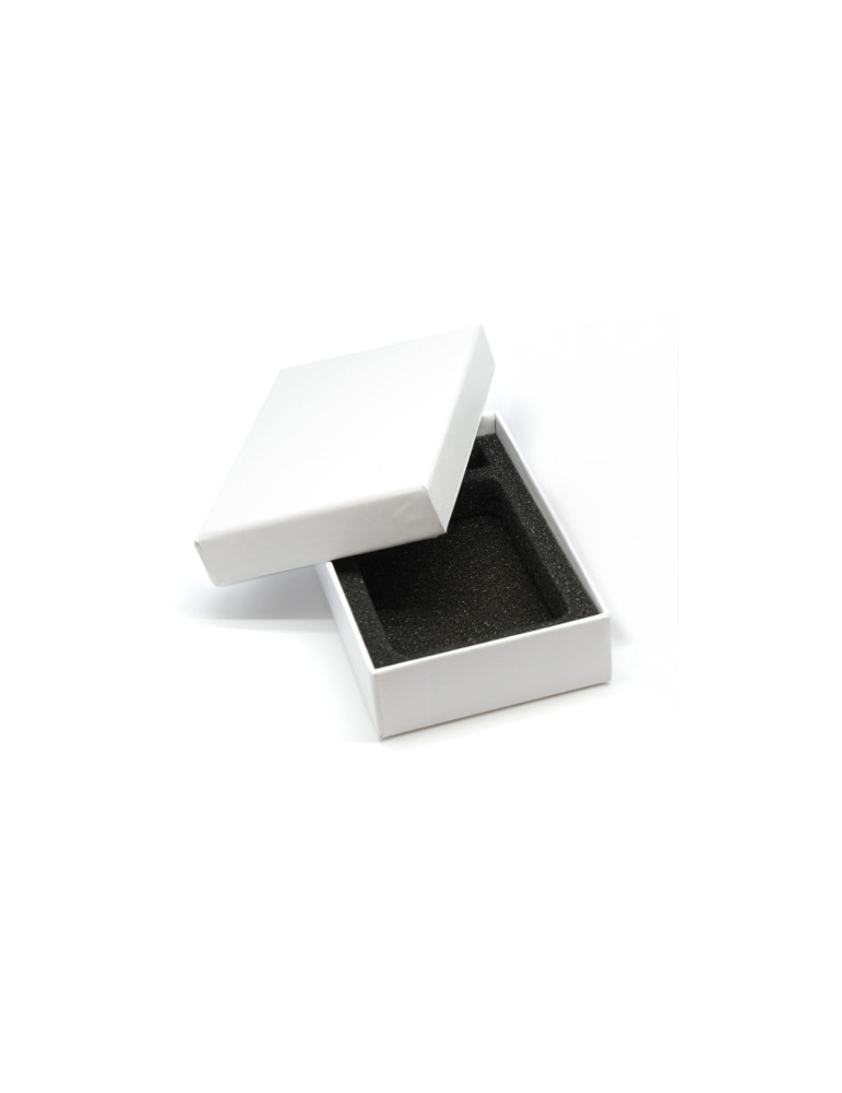 Boîte blanche en carton - Fermeture Cloche