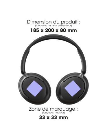Casque sans fil Heru Bluetooth 5.4 personnalisable 2