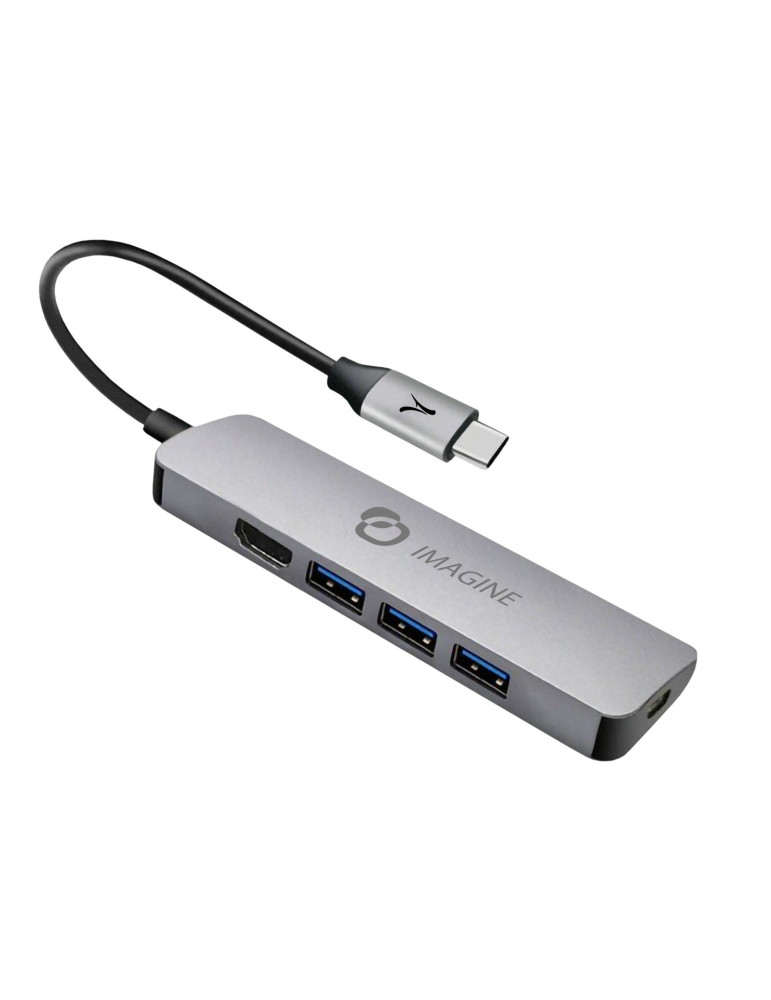 Hub USB-C 5-en-1 Noshuku HDMI 4K et Power Delivery