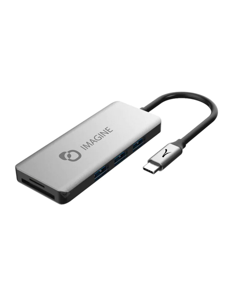 Hub USB-C 7 en 1 avec HDMI 4K personnalisé