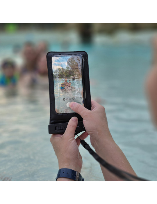 Étui étanche smartphone IPX8 jusqu’à 6,5 pouces