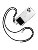 RINKU - LANIERE TOUR DE COU SMARTPHONE UNIVERSELLE NOIR