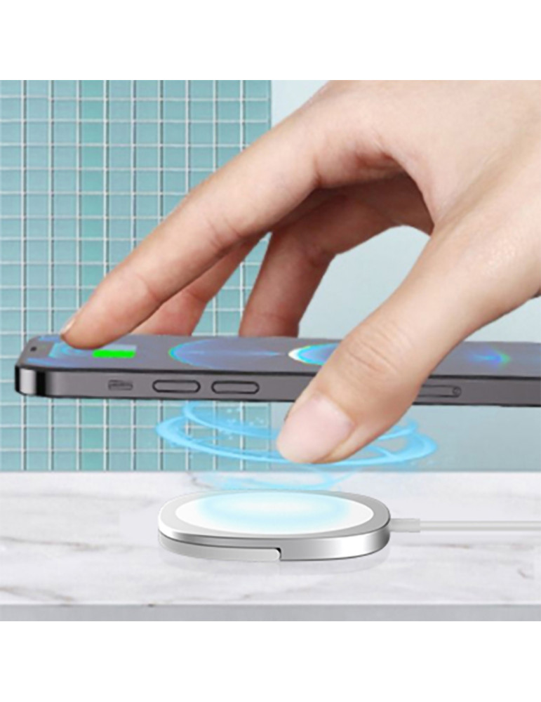Chargeur sans fil magnétique Jishaku 15 W avec béquille