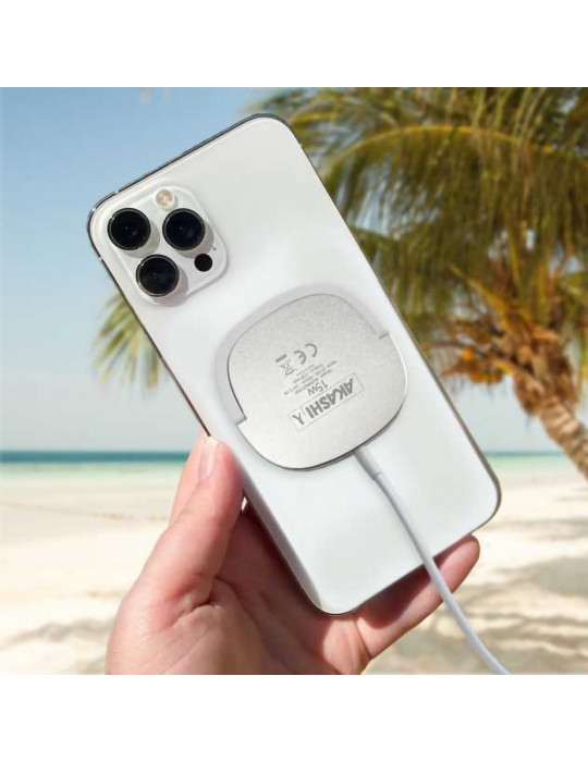 Chargeur sans fil magnétique Jishaku 15 W avec béquille