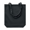 Sac shopping  en toile 270 gr/m² personnalisé RASSA COLOURED Matières : coton Couleurs : noir