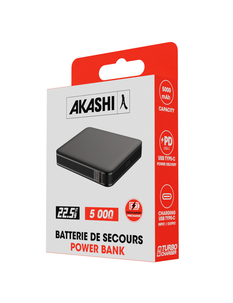 Batterie KOSHI 5000 mAh USB-C 22,5 W personnalisable