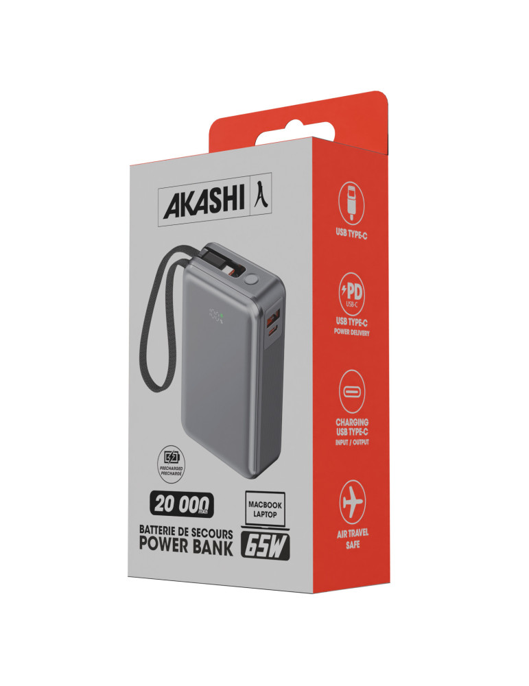 Batterie SHIBO 20 000 mAh USB-C 65 W personnalisable