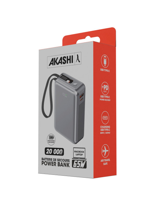 Batterie SHIBO 20 000 mAh USB-C 65 W personnalisable