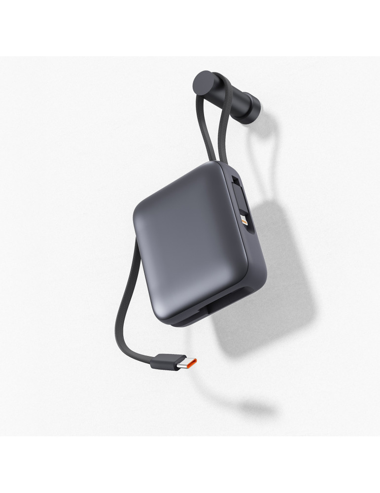 Batterie BUSHI 10 000 mAh avec câbles intégrés