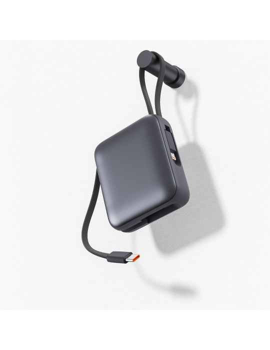 Batterie BUSHI 10 000 mAh avec câbles intégrés