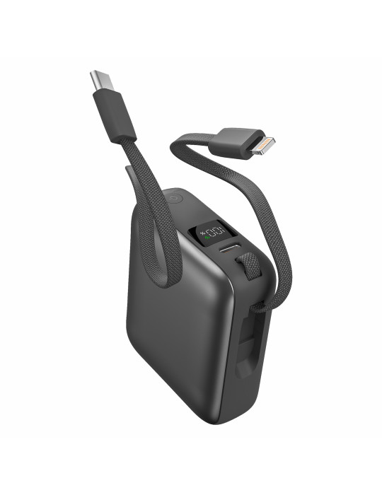 Batterie BUSHI 10 000 mAh avec câbles intégrés