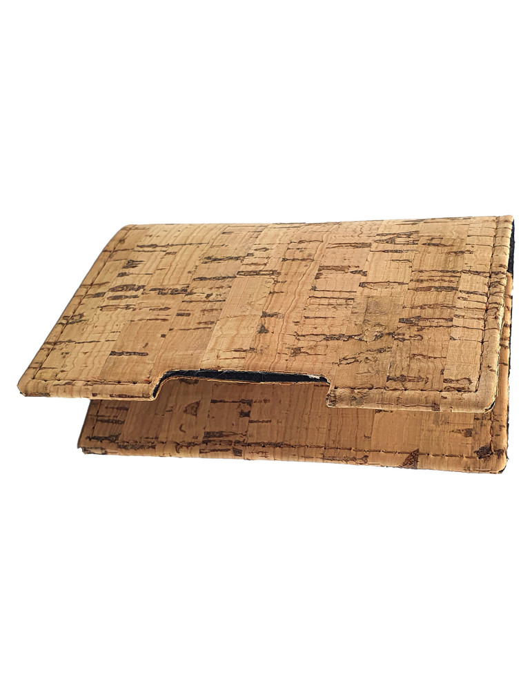 Porte-cartes folio en liège personnalisable