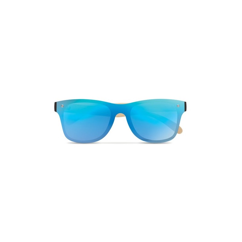 Lunettes de soleil personnalisées pour entreprises - ALOHA Matières : Polycarbonate (PC) Couleurs : bleu objet promotionnel éco-