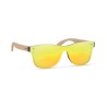 Lunettes de soleil personnalisées pour entreprises - ALOHA Matières : Polycarbonate (PC) Couleurs : jaune personnalisable avec v