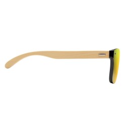 Lunettes de soleil personnalisées pour entreprises - ALOHA Matières : Polycarbonate (PC) Couleurs : jaune marquage laser ultra p