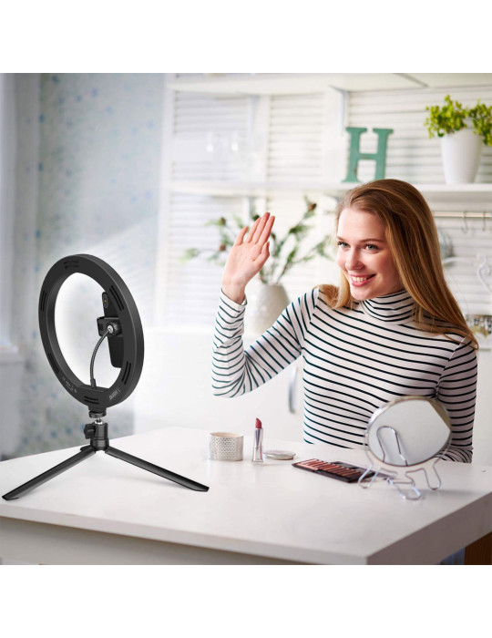 Anneau lumineux Yungo avec trépied et support smartphone