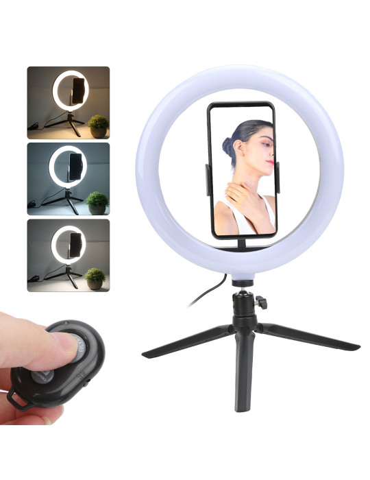 Anneau lumineux Yungo avec trépied et support smartphone