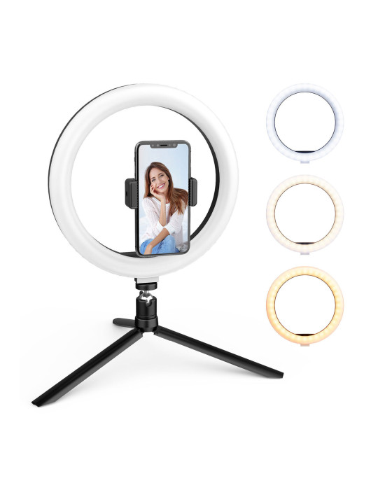 Anneau lumineux Yungo avec trépied et support smartphone