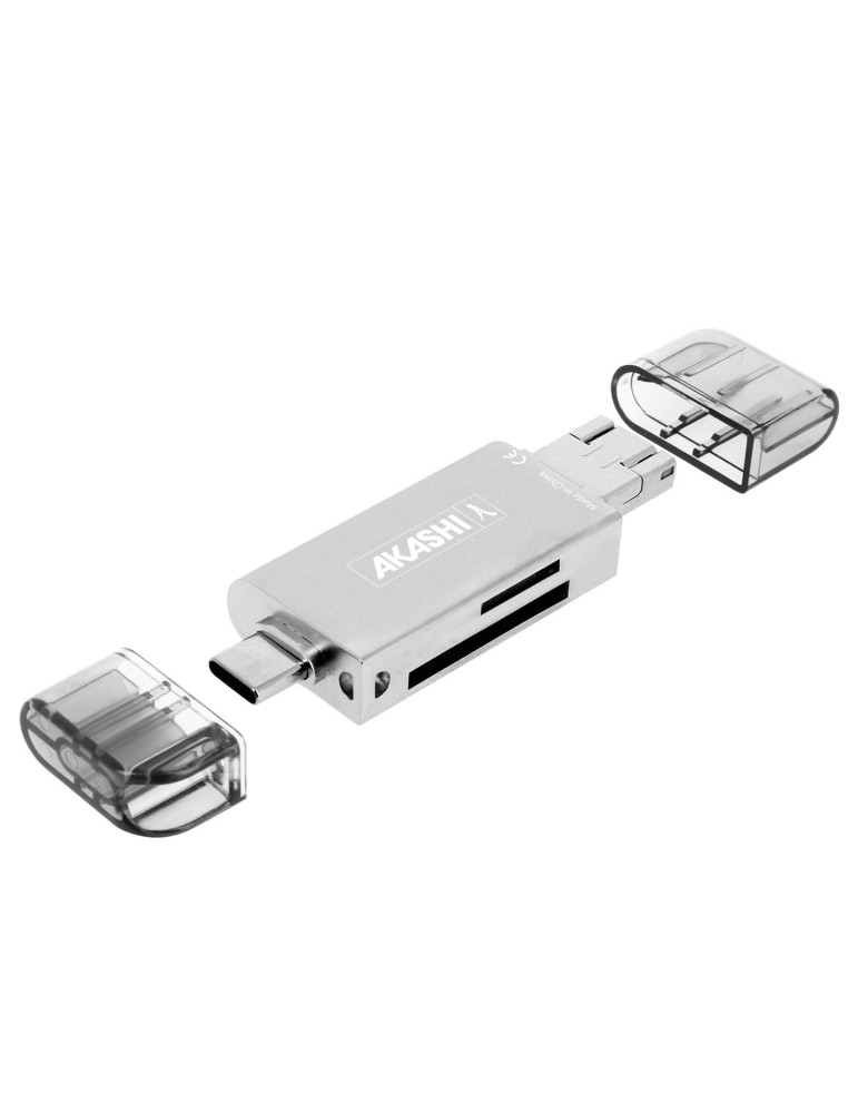 Lecteur de cartes SD et microSD Kagi 3 en 1 USB