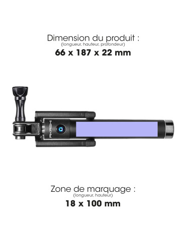 Perche selfie Bluetooth Tomarigi personnalisable 2