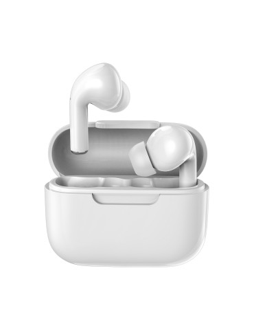 Écouteurs Bluetooth Kodai avec micro personnalisables – blanc