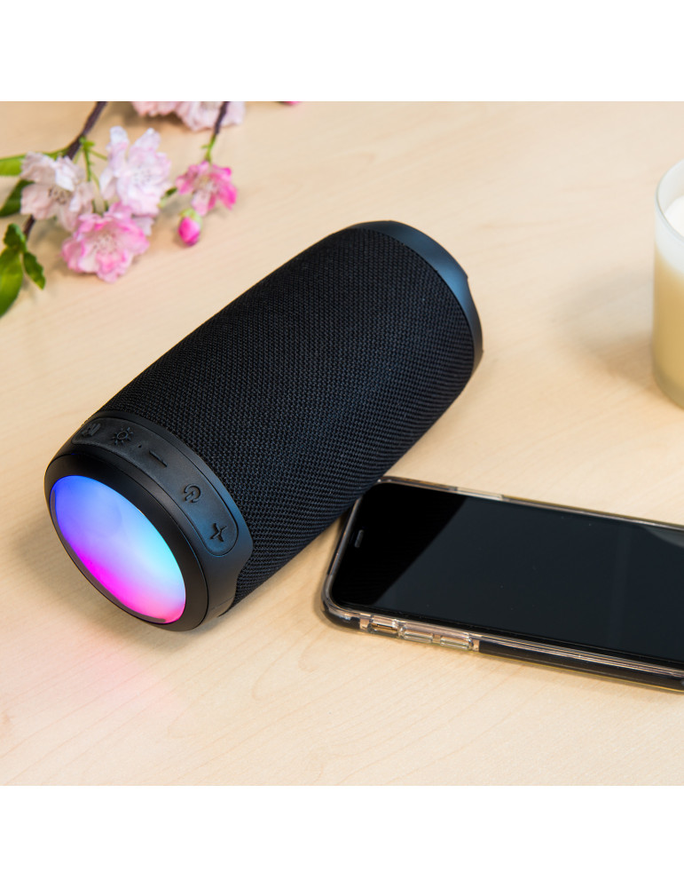 Enceinte Bluetooth Nishin 10 W personnalisable – noire