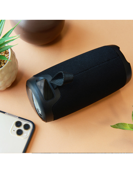 Enceinte Bluetooth Nishin 10 W personnalisable – noire