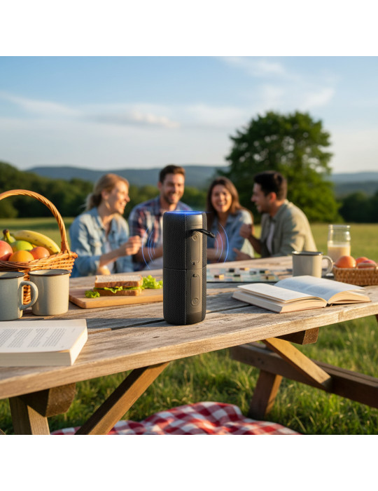 Enceinte magnétique Daiko Bluetooth stéréo 2 × 10 W
