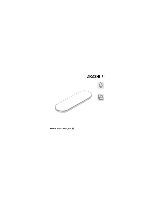 Support bague réglable pour smartphone personnalisable – blanc