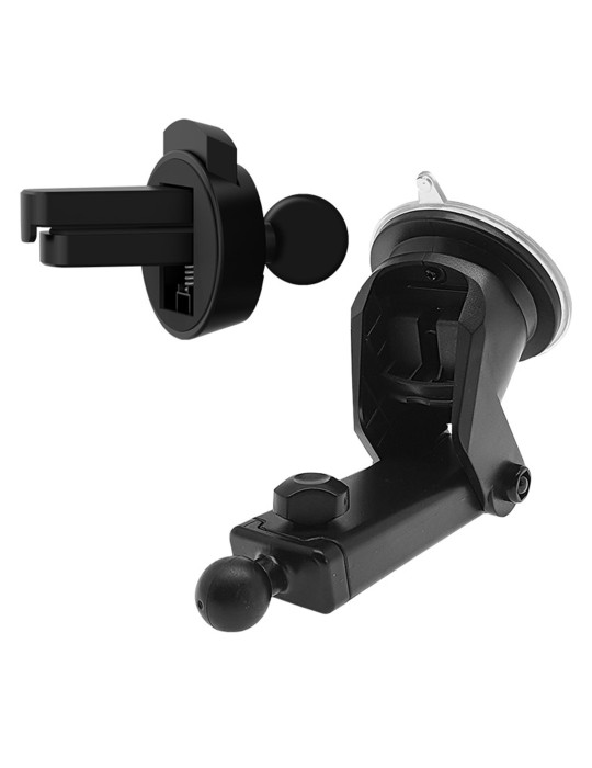 Support voiture Qi avec charge sans fil 15 W et ventouse