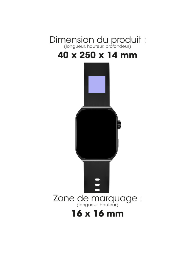 Montre connectée SHOKKA AMOLED avec deux bracelets