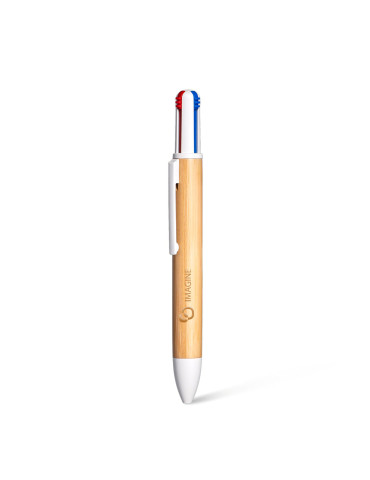 4KOLOR Bamboo - BND142 - Stylo à bille FSC Bamboo 4 couleurs