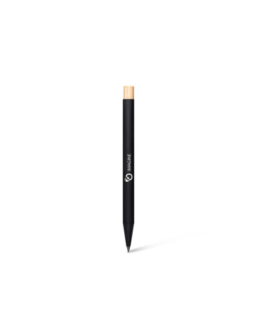 NOCLIP 187AB - BND187AB - Porte mine noir avec push en bambou