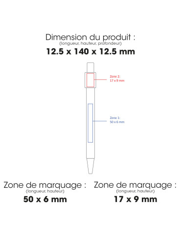 NOCLIP SPIN - BND188AB SPIN - Stylo à bille en aluminium recyclé 2