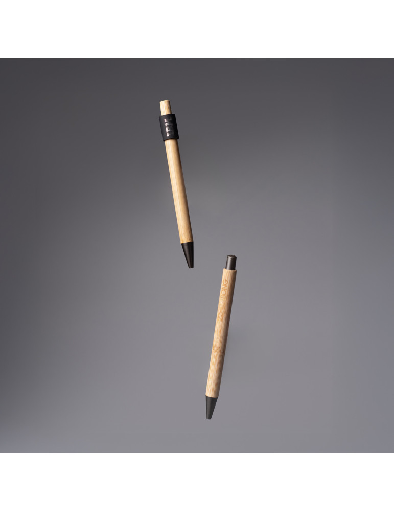 NOCLIP SPIN BB- BND188BB - Stylo à bille rotatif en bambou FSC et…
