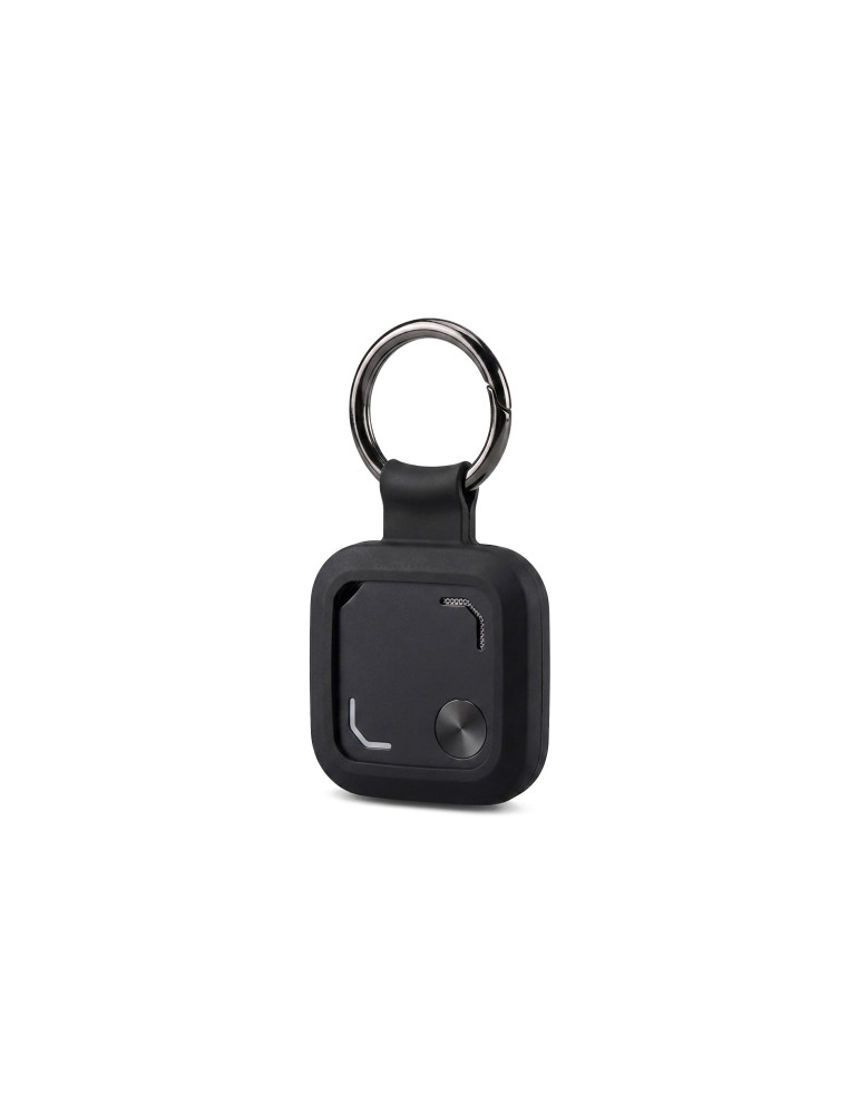 Porte-clés en silicone noir BND549
